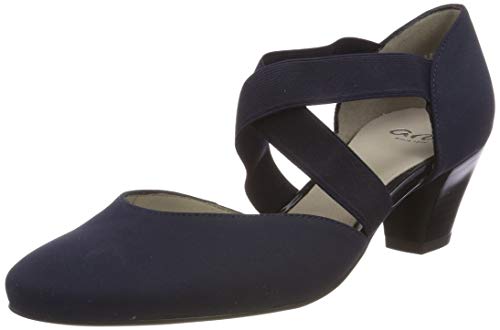 ARA Damen Toulouse 1233439 RiemchenPumps, Blau Blau 62, 39 EU