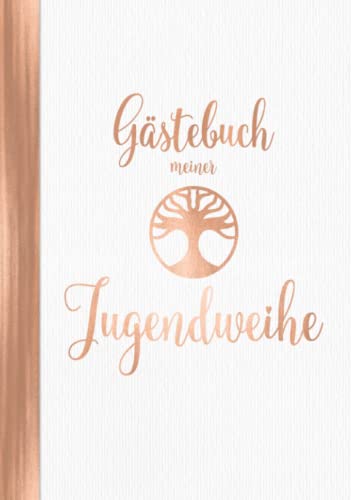 Gästebuch meiner Jugendweihe: Deko Rose Gold für Mädchen I Jugendfeier I Geschenke & Dekoration zur Jugendweihe I...