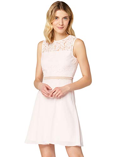 Amazon-Marke: TRUTH & FABLE Damen kleider, Pink (Blush), S