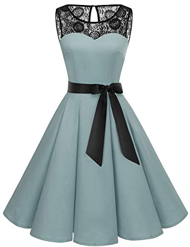 Bbonlinedress Rockabilly Kleider Damen festlich Sommerkleid Cocktailkleid Rockabilly Kleider Jugendweihe Kleider...