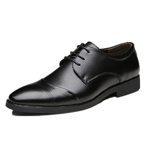 Business Herren Anzugschuhe, Lederschuhe Schnürhalbschuhe Oxford Schuhe Smoking Lackleder Hochzeit Derby Leder Brogue,...